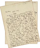 Letter from Vanessa Bell to Roger Fry