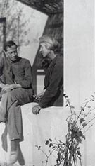 Vanessa Bell and Duncan Grant at Cassis, 1928