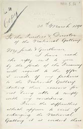 Letter from Henry Tate to the Trustees and Director of the National Gallery