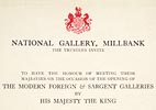 National Gallery, Millbank letterhead