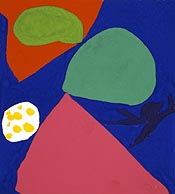 Patrick Heron stained glass window design for Tate St Ives