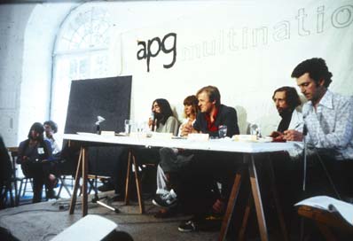 APG members at 'Documenta 6' in Kassel, Germany 1977.