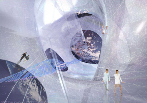 etalab - interior image of tate in space